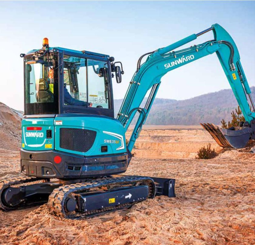 Мини-экскаватор sunward swe 35 uf
