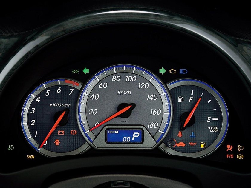 Toyota Wish панели приборов