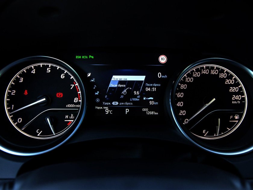 Приборная панель тойота камри