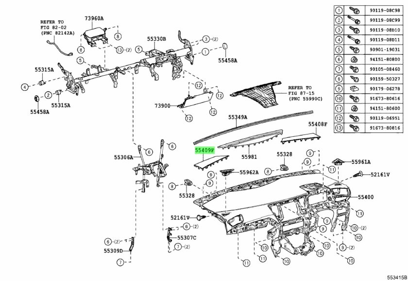 Каталог запчастей toyota
