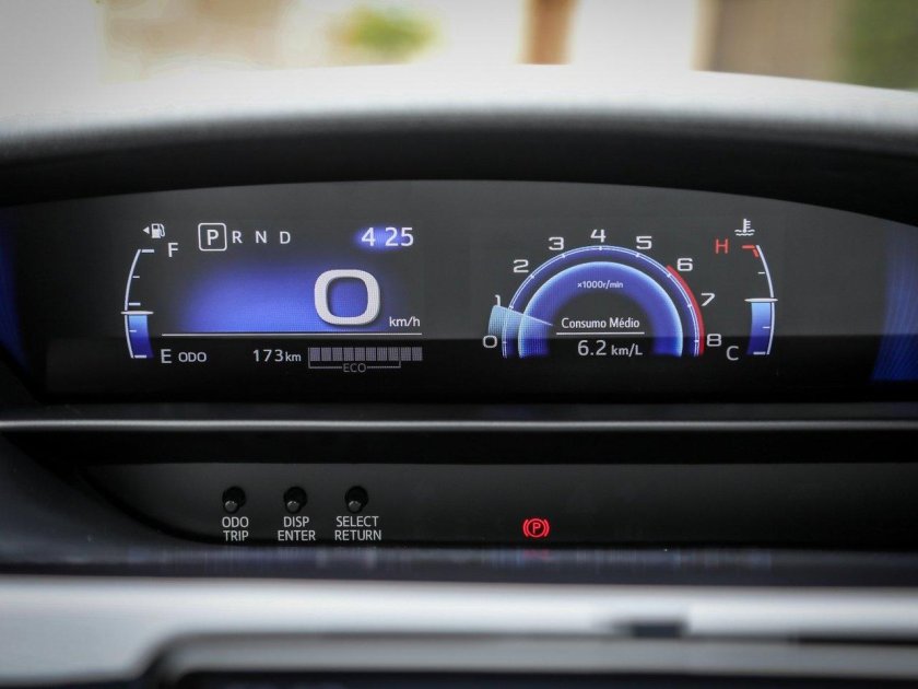 Toyota Aqua панель приборов