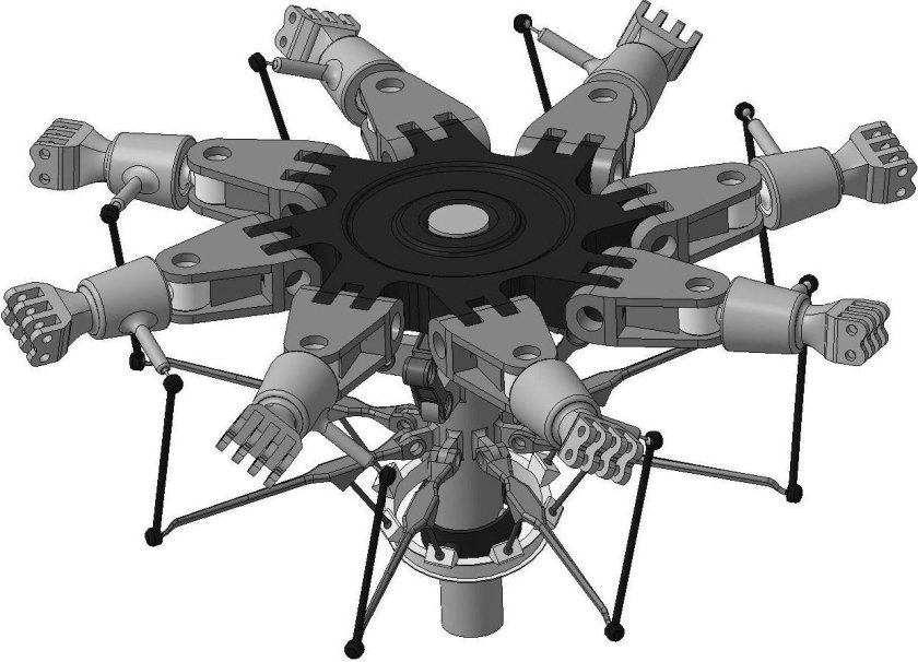 Автомат перекоса винтов вертолета ка50