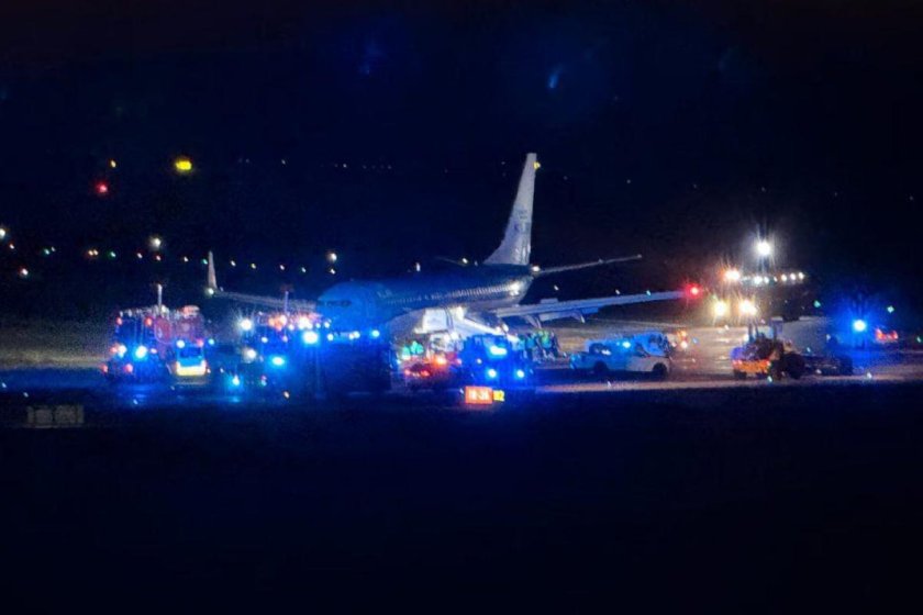 Аварийная посадка самолета