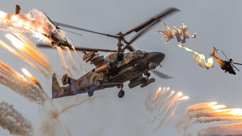 Вертолет ка-52 "Аллигатор"