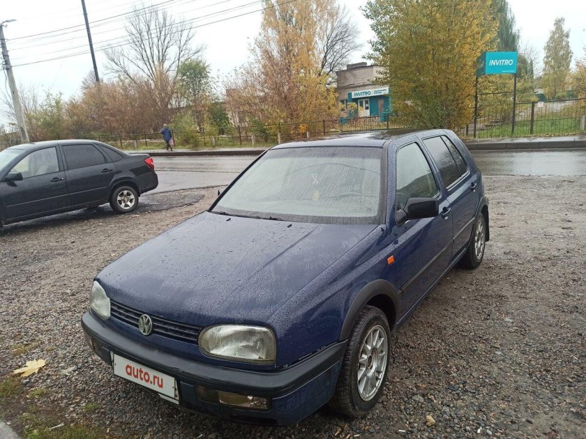 Фольксваген гольф 3 синий