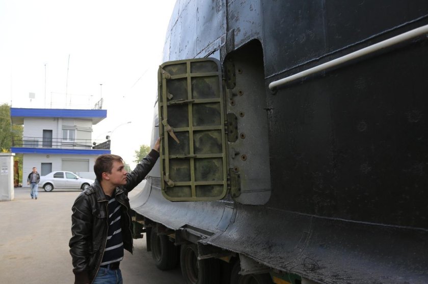 Подводная лодка Уфа на парке Победы