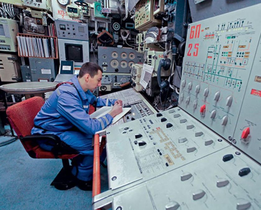 Внутри подводной лодки пр. 877