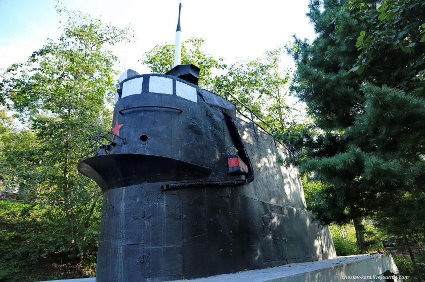 Рубка подводной лодки к-66 Приморский край, большой камень