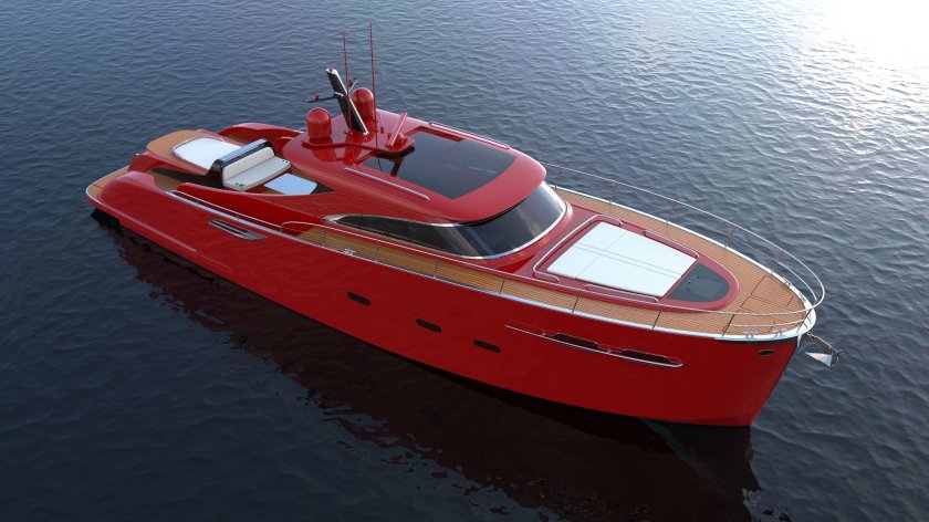 Яхта катер