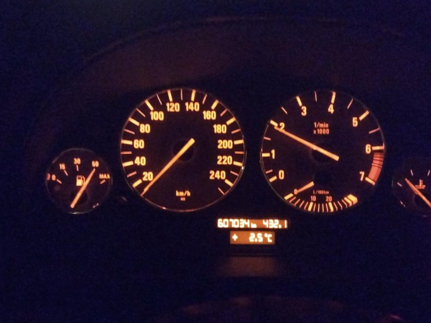 BMW e39 спидометр