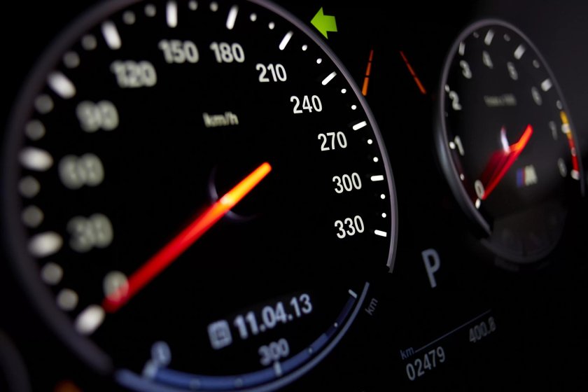 BMW m6 спидометр