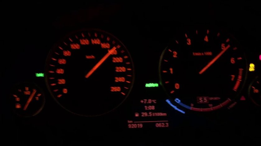 Bmw f30 спидометр