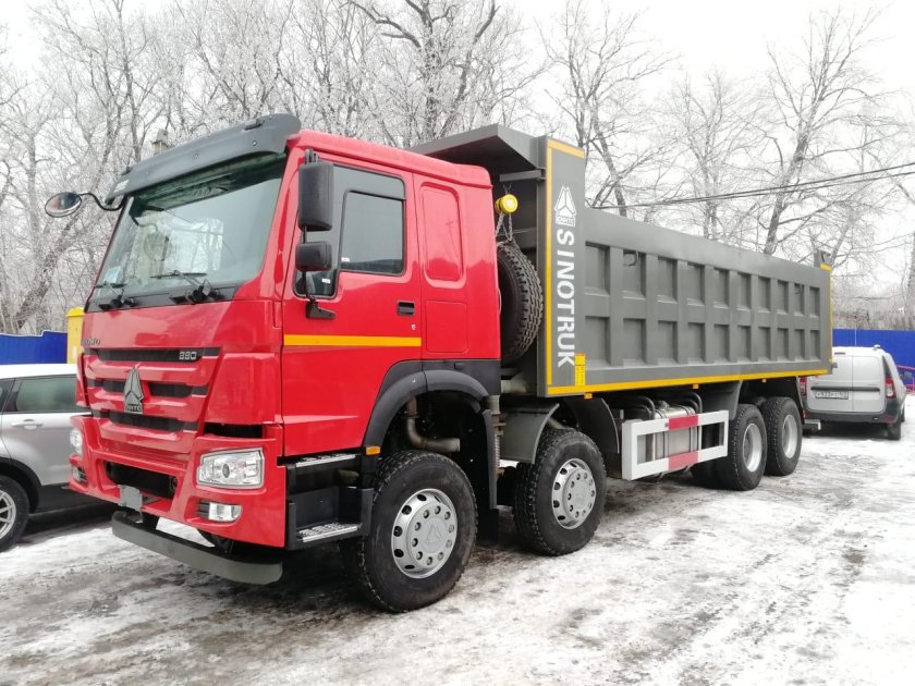 Самосвал HOWO hw76 8*4