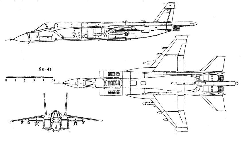 Як-141 чертежи