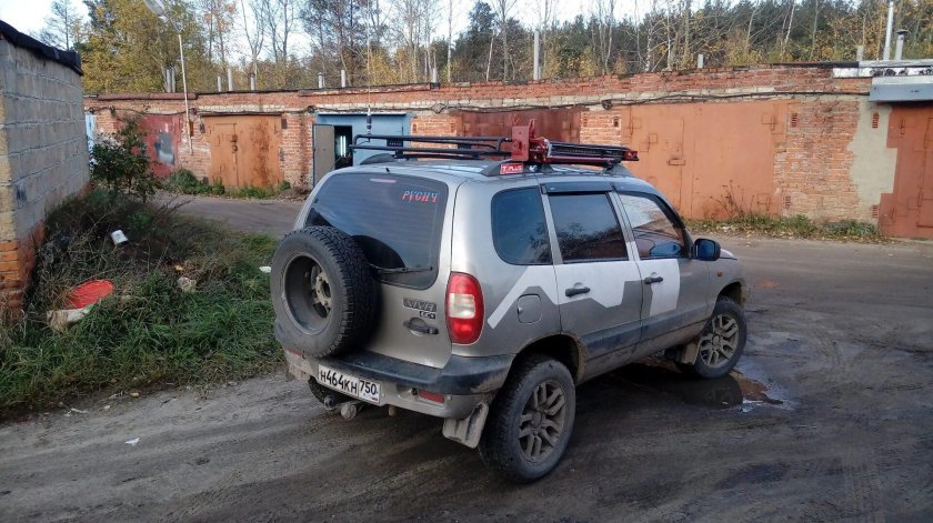 Багажник платформа на ниву Шевроле