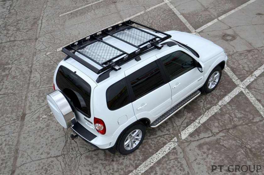 Багажник платформа на ниву Шевроле