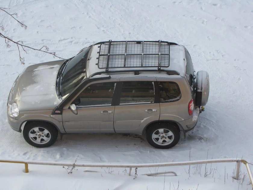 Багажник платформа на ниву Шевроле