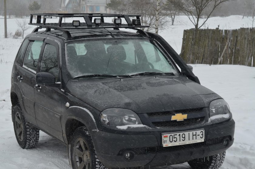 Верхний багажник на ниву Шевроле