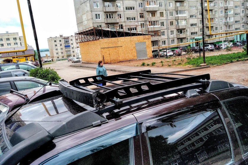 Багажник платформа на ниву Шевроле