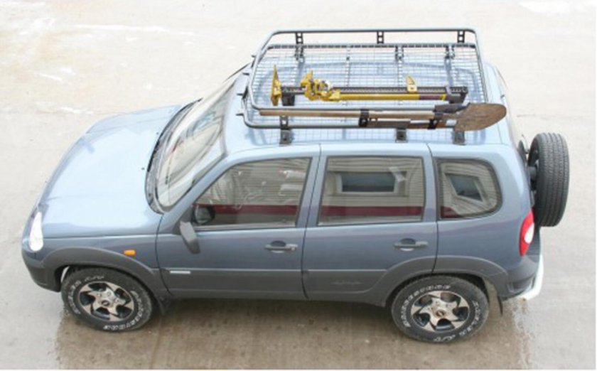 Багажник алюминиевый Rival 2123 - Niva Travel