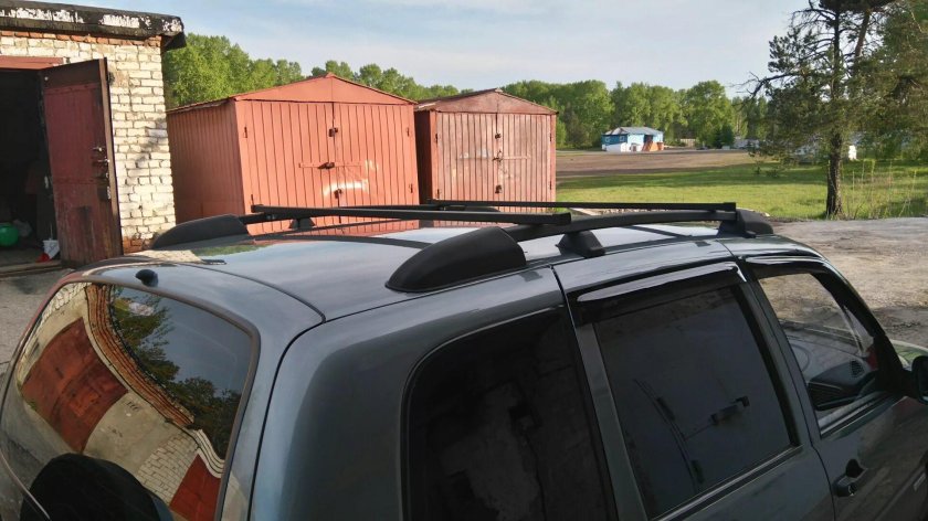 Крепление на рейлинги Нива Шевроле