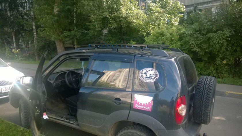 Багажник платформа на ниву Шевроле