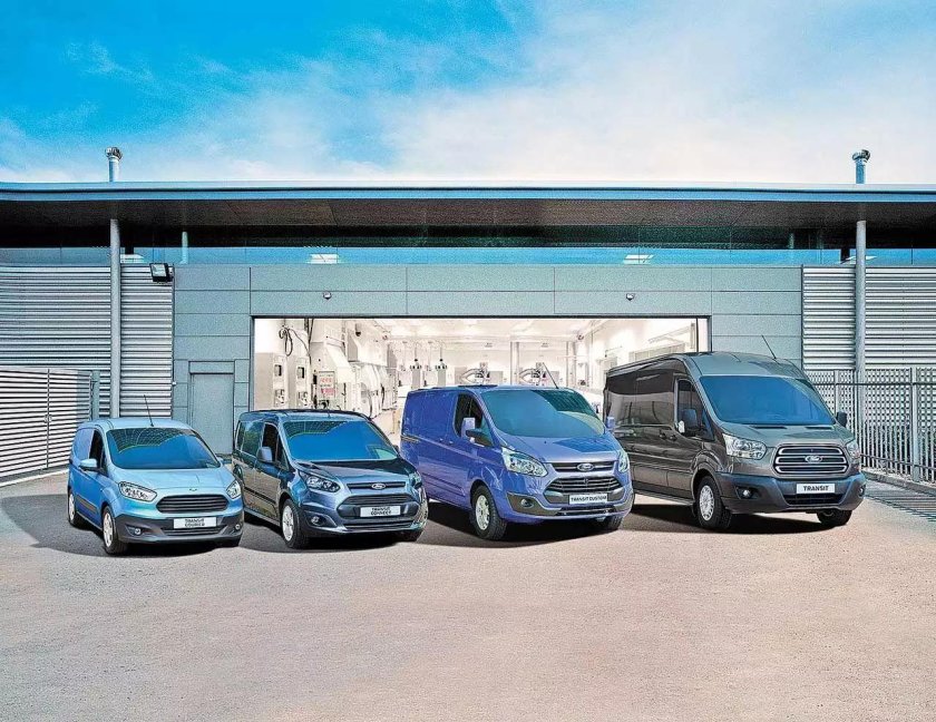 Линейка авто Форд Транзит