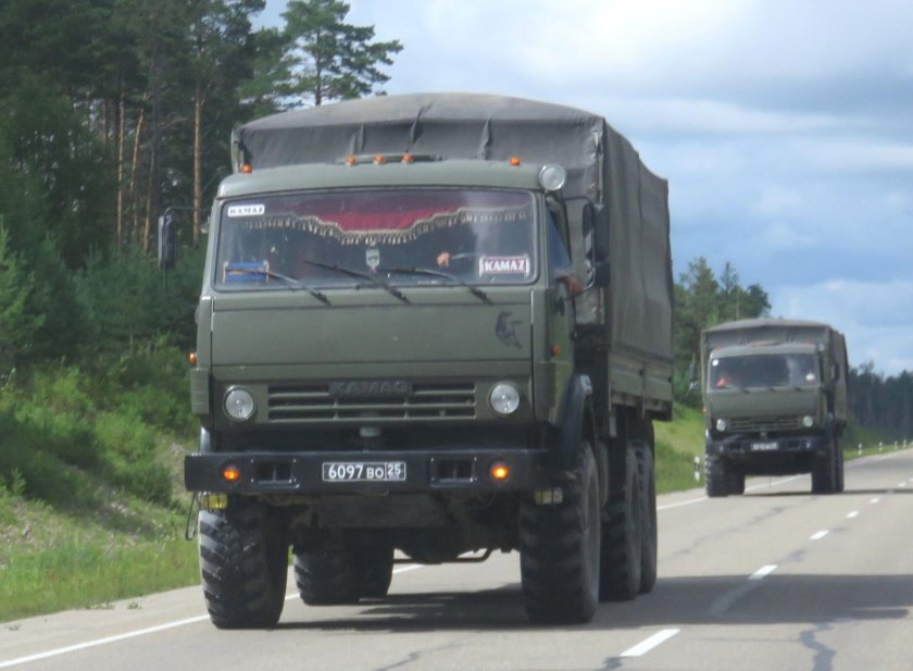 Камаз армейский 5350