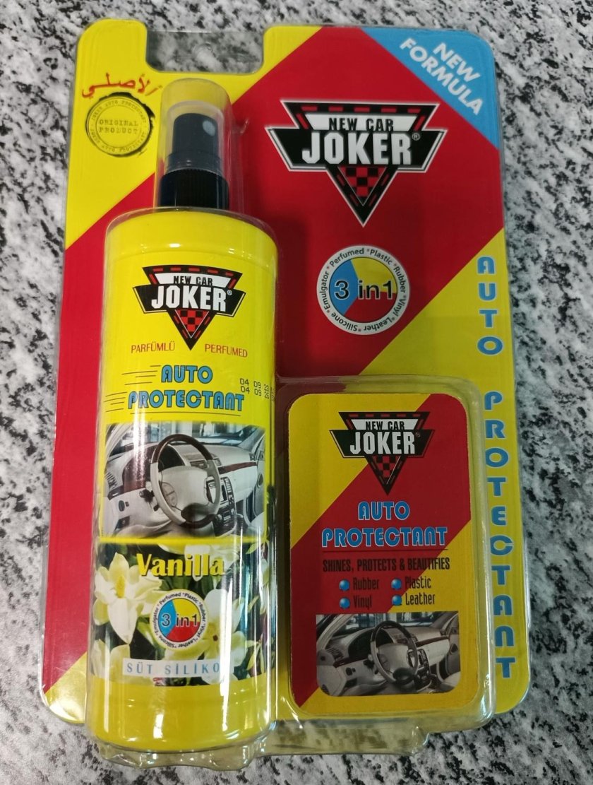 Защитный полироль с губкой новая машина 250 мл joker