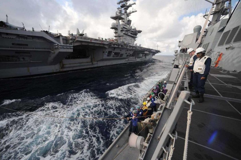 Американский авианосец Нимиц