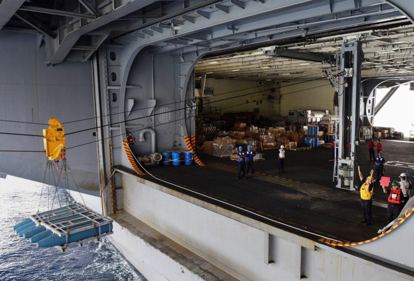 Ангар авианосца Нимиц