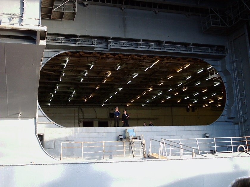 Адмирал флота советского Союза Кузнецов ангар