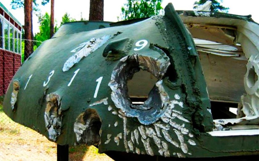 Броня от танка т34