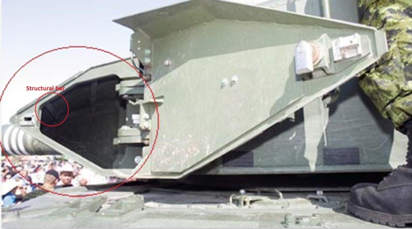 Леопард 2а6 с динамической защитой