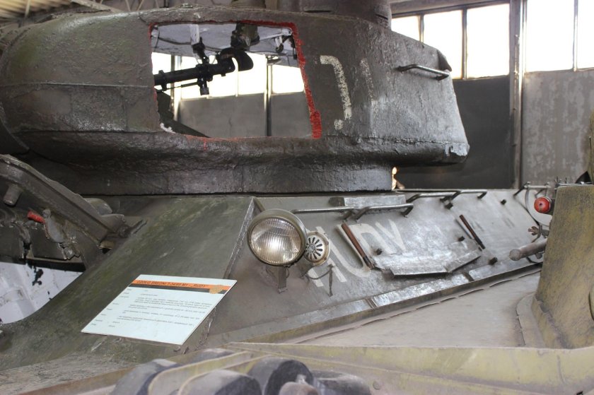 Т-34 внутри танка