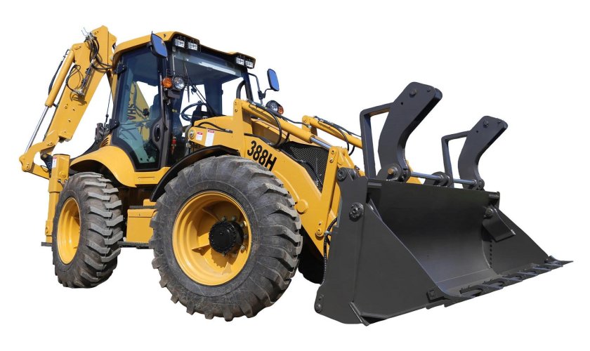 Экскаватор-погрузчик shanmon