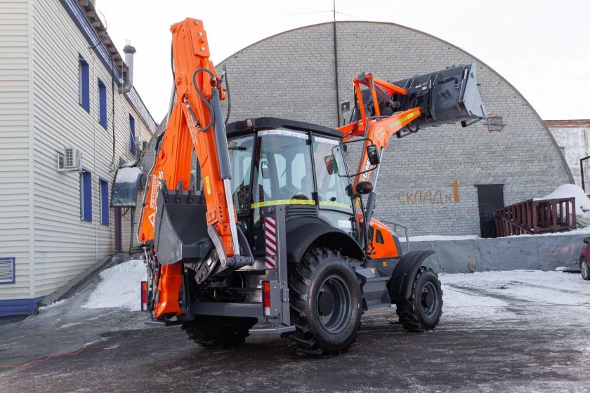 Экскаватор-погрузчик case 580t