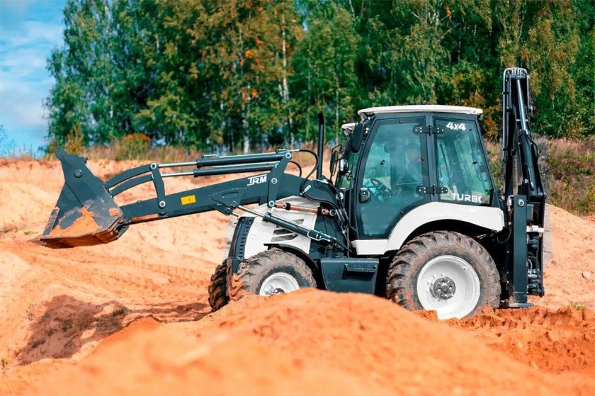 Экскаватор погрузчик terex 860