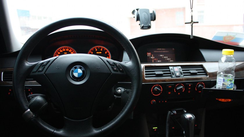 БМВ е46 салон ночью