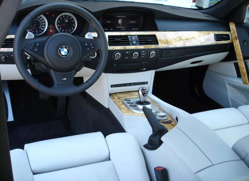 BMW m5 e60 салон