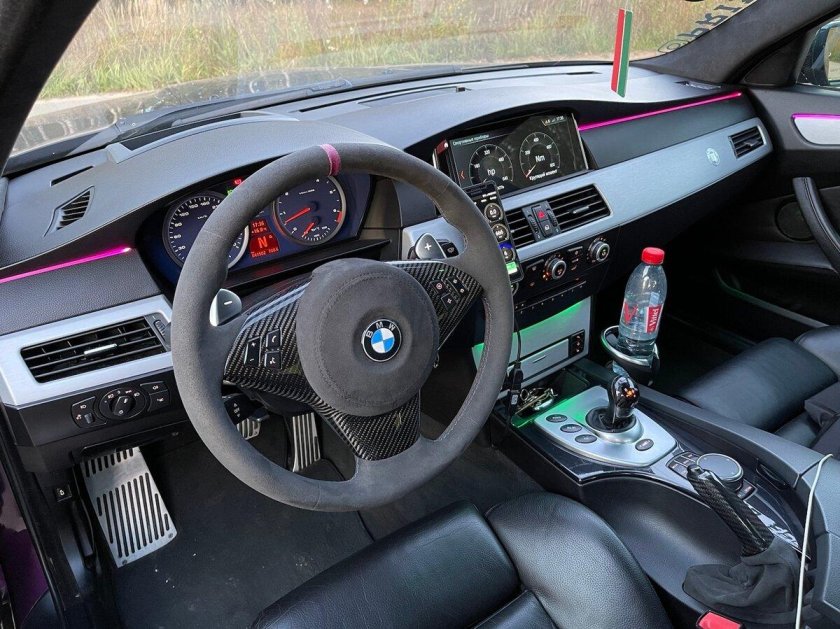 Подсветка салона БМВ е60