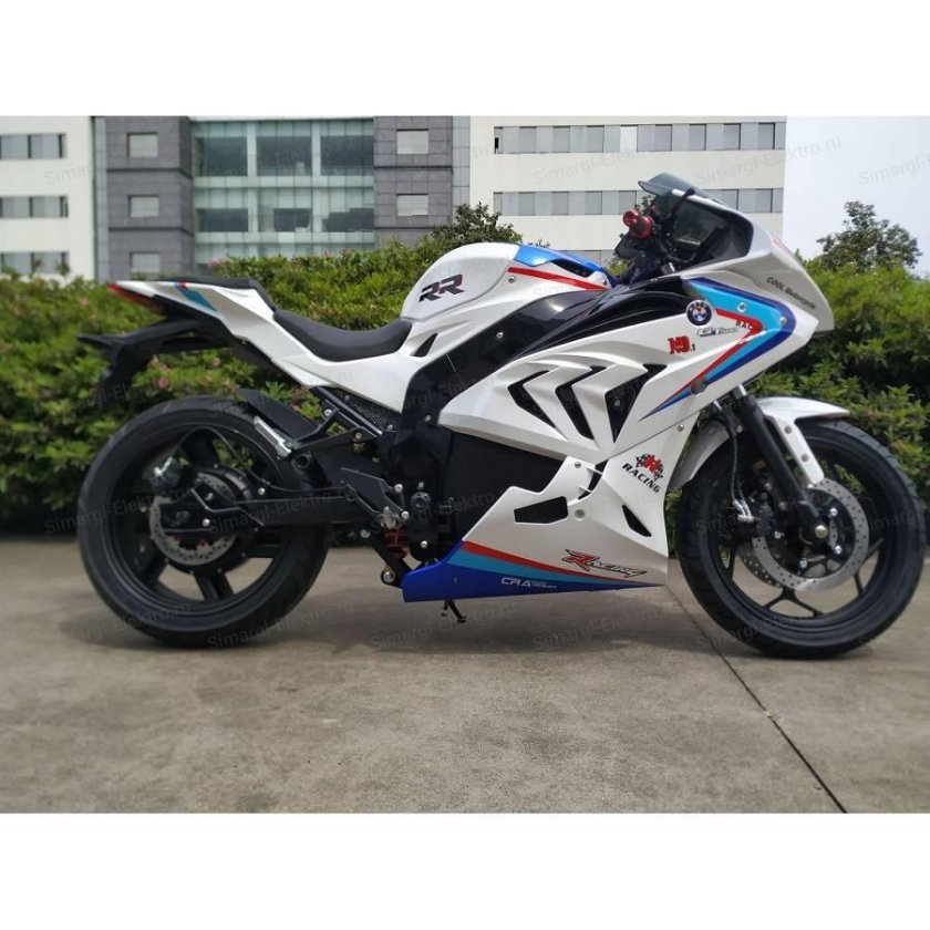 Электромотоцикл s1000rr 8000w 90ah