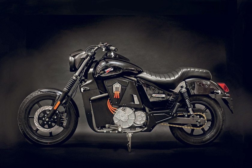 Электро круизер мотоцикл