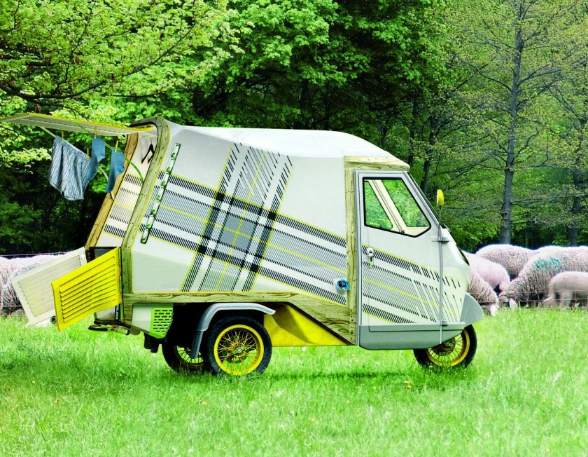 Piaggio Ape 50 кемпер