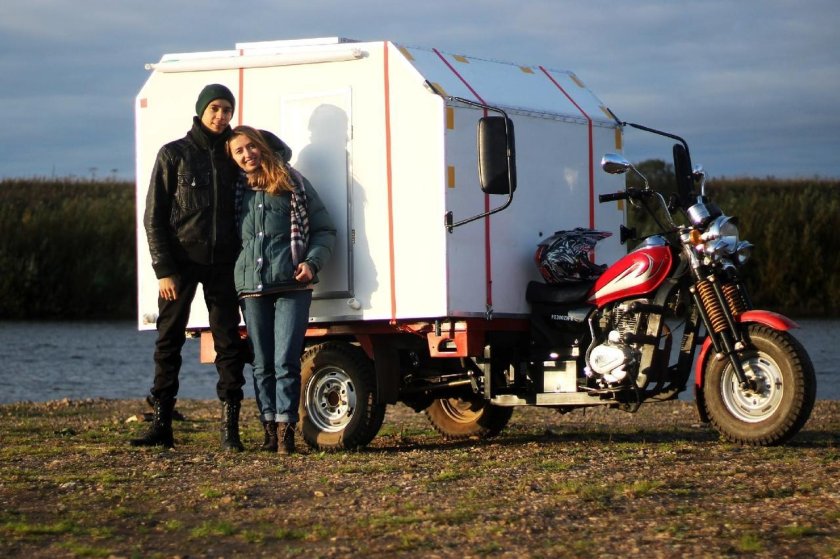 Муравей мотороллер автодом