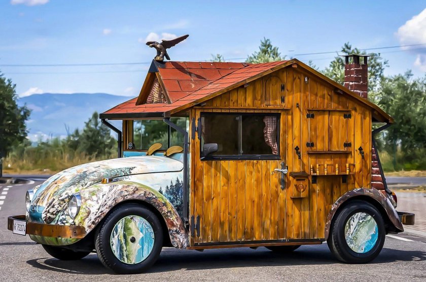Необычные дома на колесах