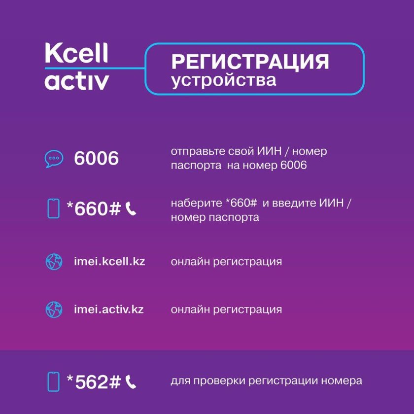 Kcell оператор
