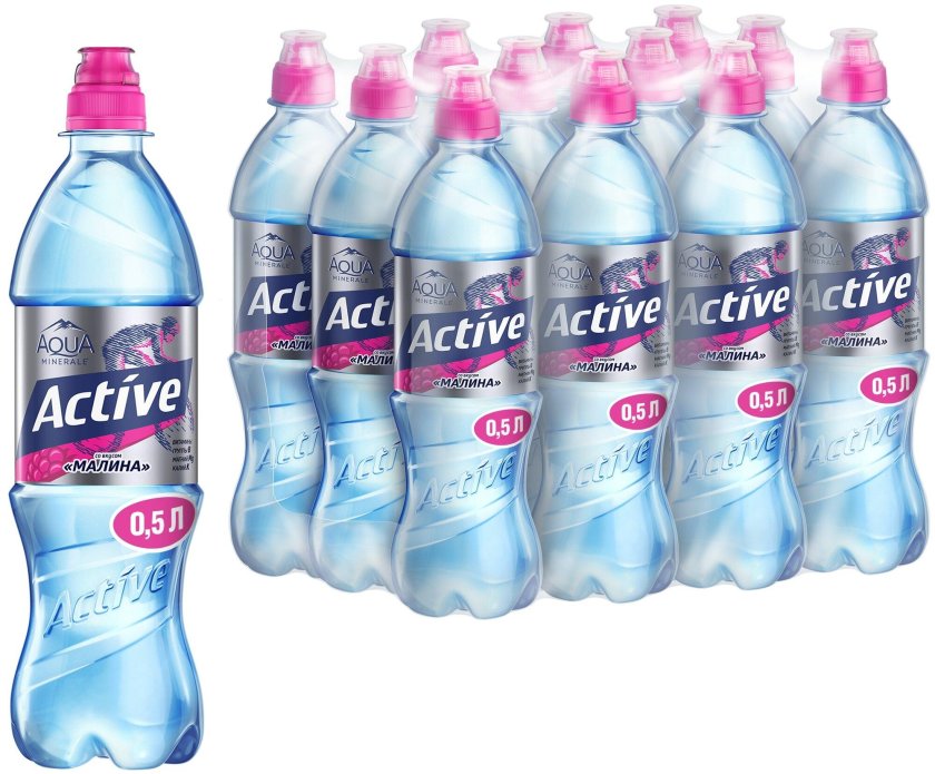 Aqua minerale Active малина 0,5