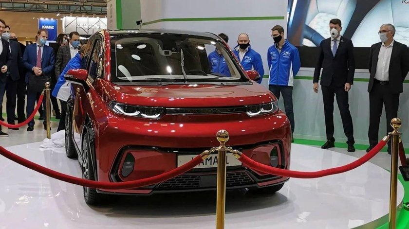 Российский электрокар Кама-1