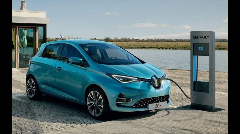 Renault zoe электромобиль